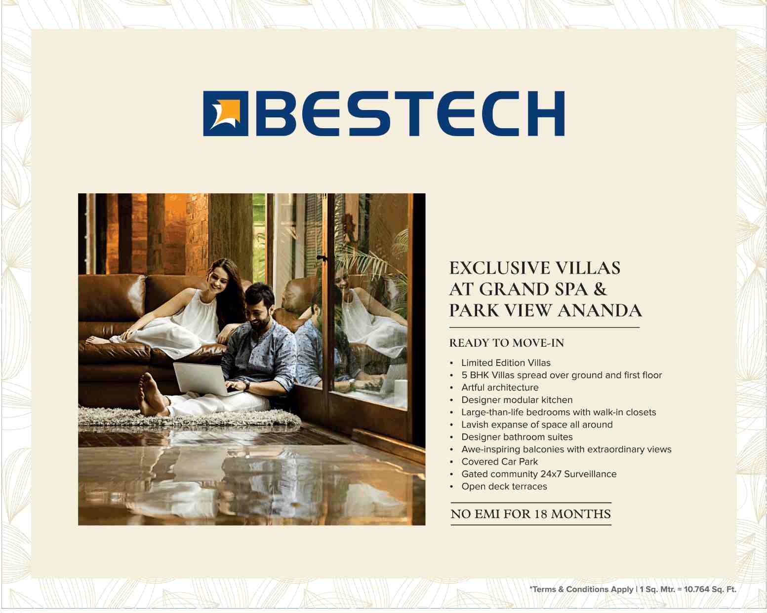 Exclusive Villas At Bestech Grand Spa & Park View Ananda, Gurgaon Update
